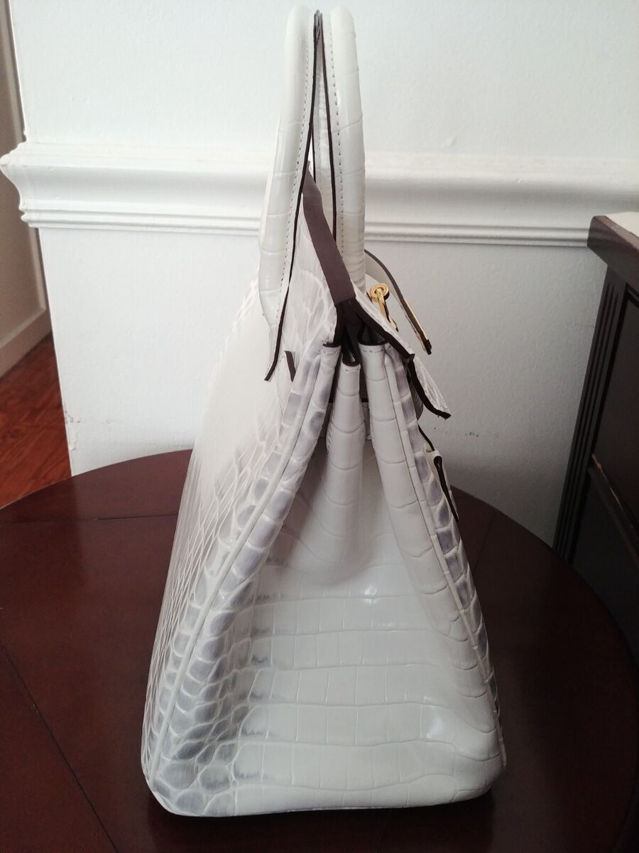 Sacs À Main À Poignée Supérieure En Cuir Véritable Imprimé Crocodile