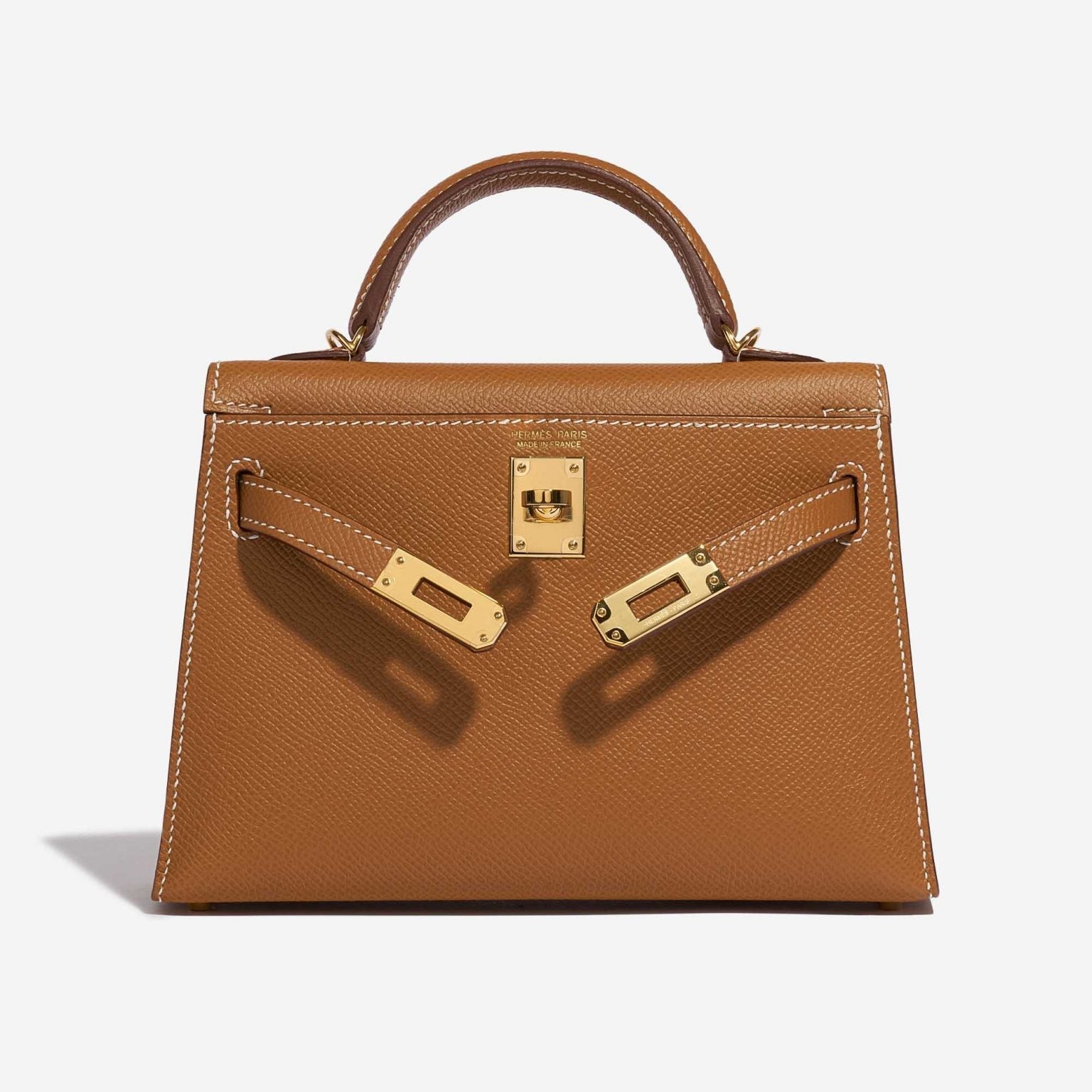 Sac bandoulière Kelly Sellier 25 Hermès Veau Epsom Gold