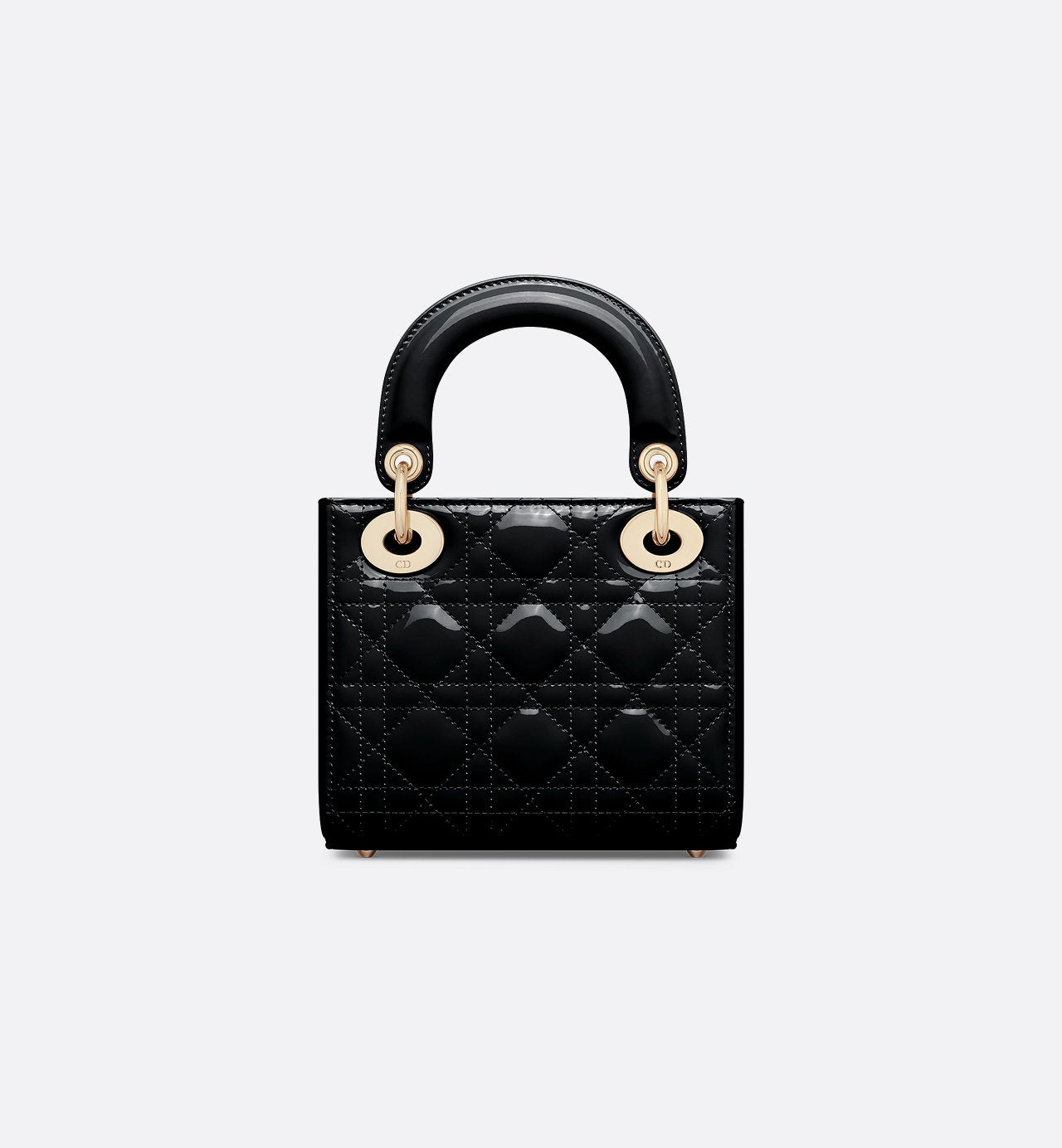 Sac Lady Dior Mini verni noir