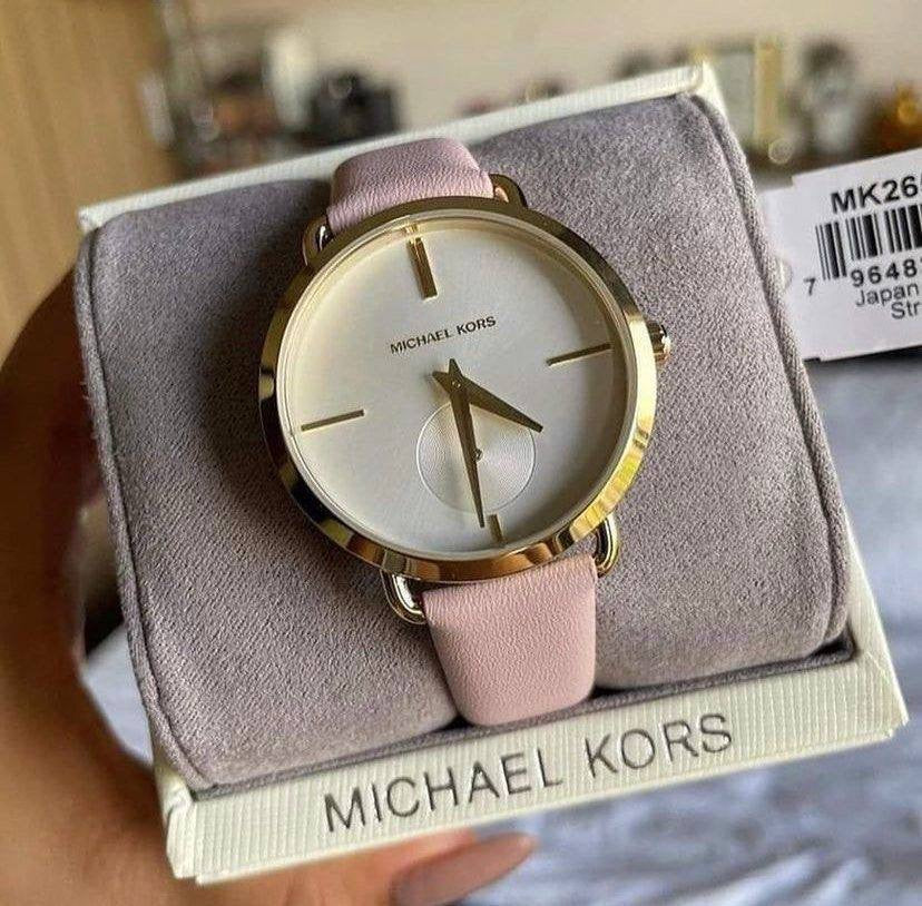 Michael Kors Montre à Quartz analogique pour Femme avec Bracelet en Cuir MK2659