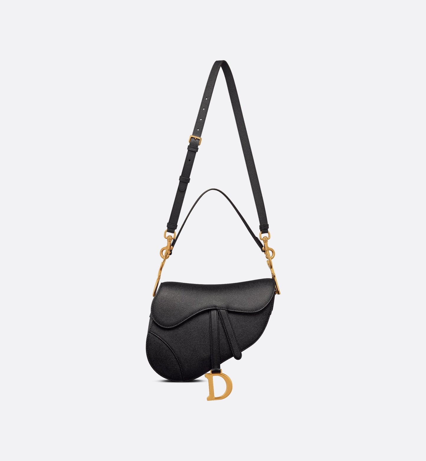 Sacoche Dior de selle avec sangle noir