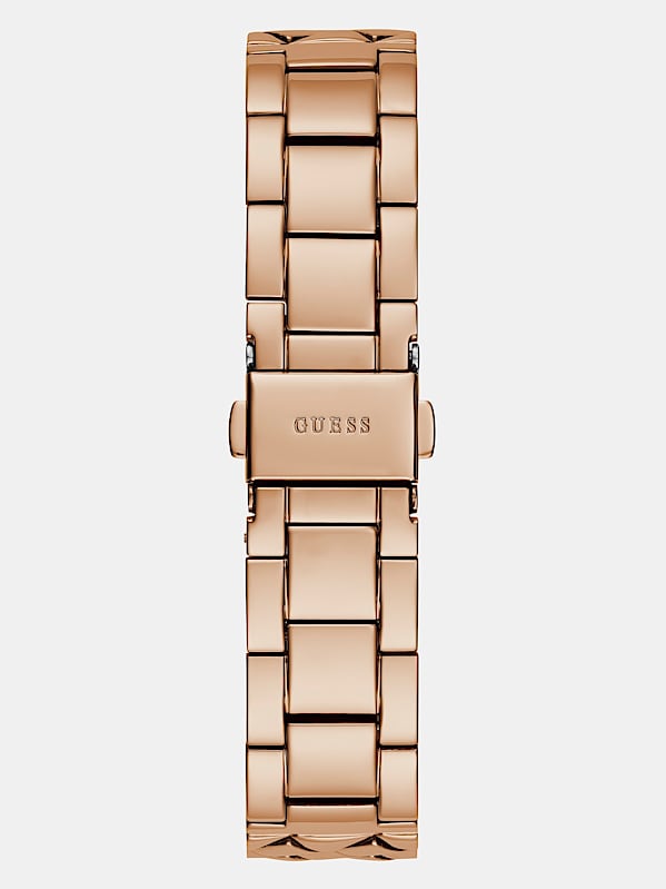 Montre analogique avec application de cristaux