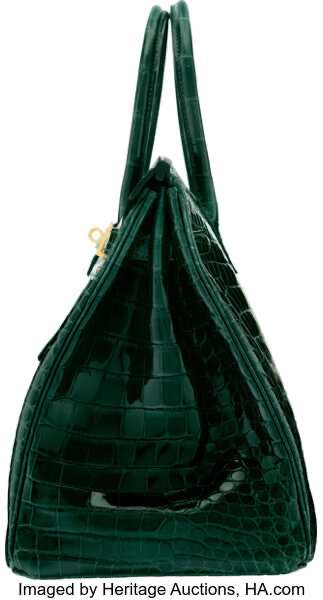 BIRKIN 35 HERMES CROCO VERT