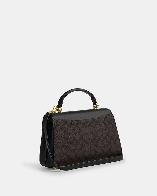 Sac à poignée supérieure Eliza en toile