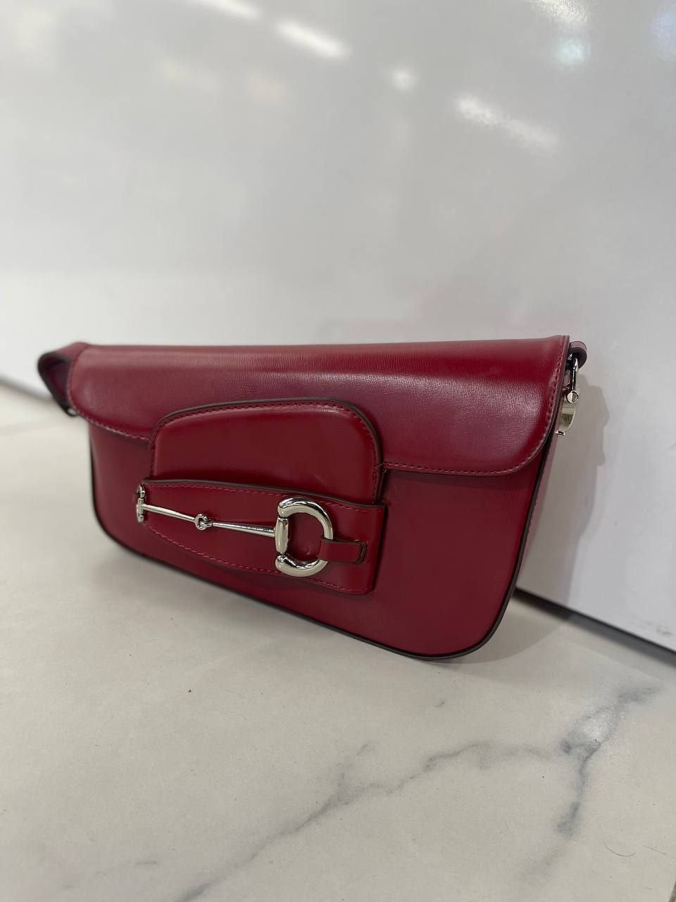 PETIT SAC À BANDOULIÈRE EN LISSE GUCCI HORSEBIT 1955