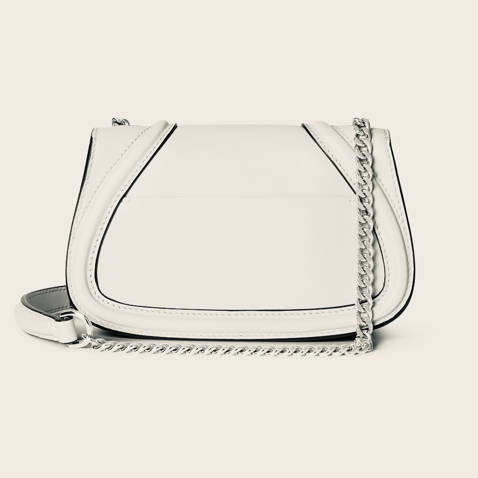 SAC À ÉPAULE GUCCI BLONDIE PETIT FORMAT EN BLANC