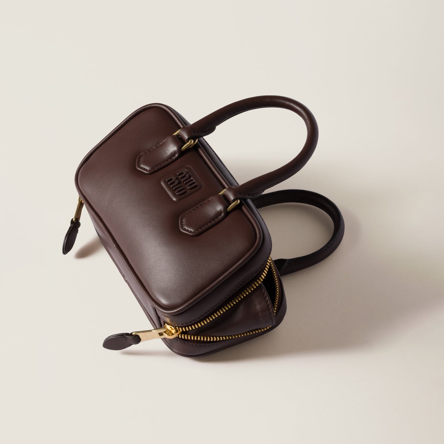 Mini-sac en semi cuir Arcadie