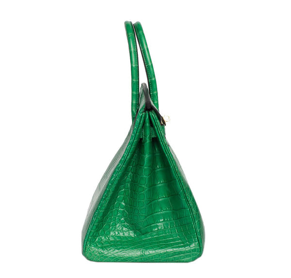 Sacs À Main À Poignée Supérieure En Cuir Véritable Imprimé Crocodile Lisse