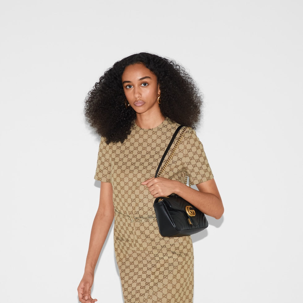 SAC À ÉPAULE PETITE TAILLE À MOTIF GG MARMONT