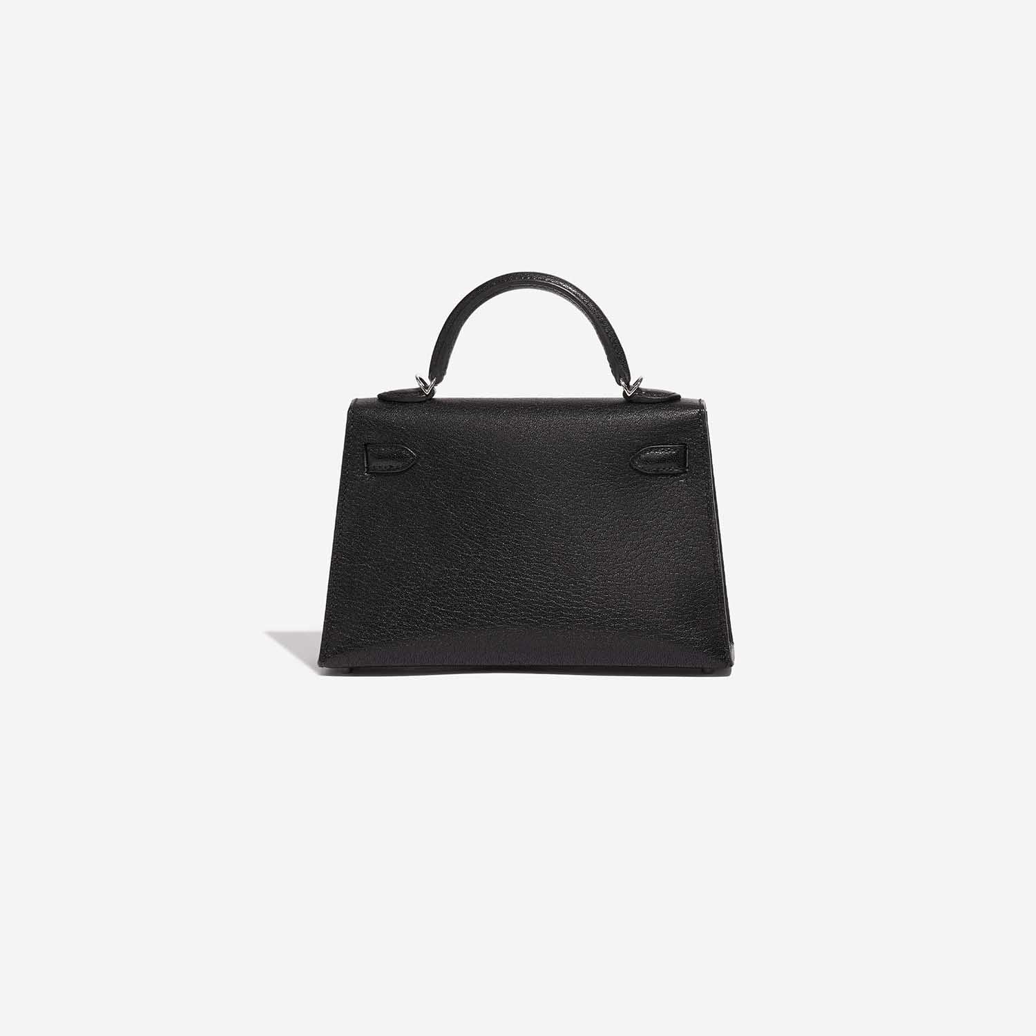 Sac bandoulière Kelly Sellier 25 Hermès Veau Noir