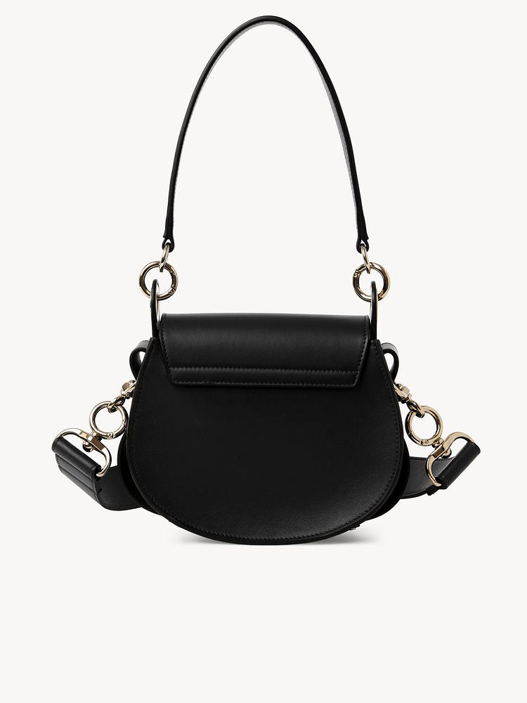 PETIT SAC TESS EN CUIR LISSE ET CUIR VELOURS
