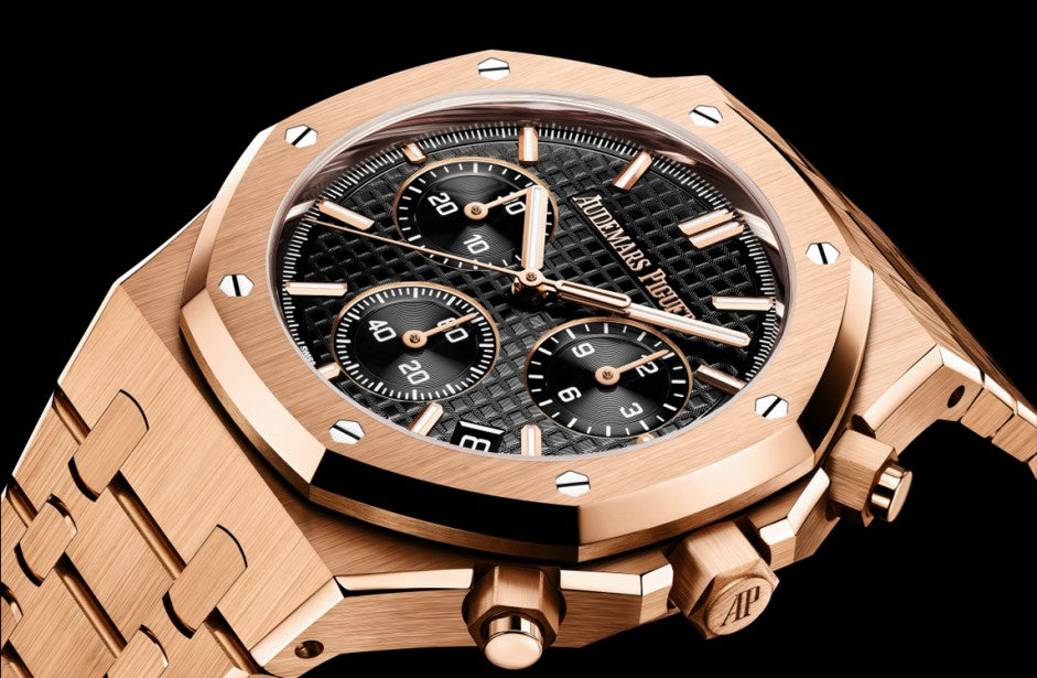 ROYAL OAK CHRONOGRAPHE-ROSE/NOIR