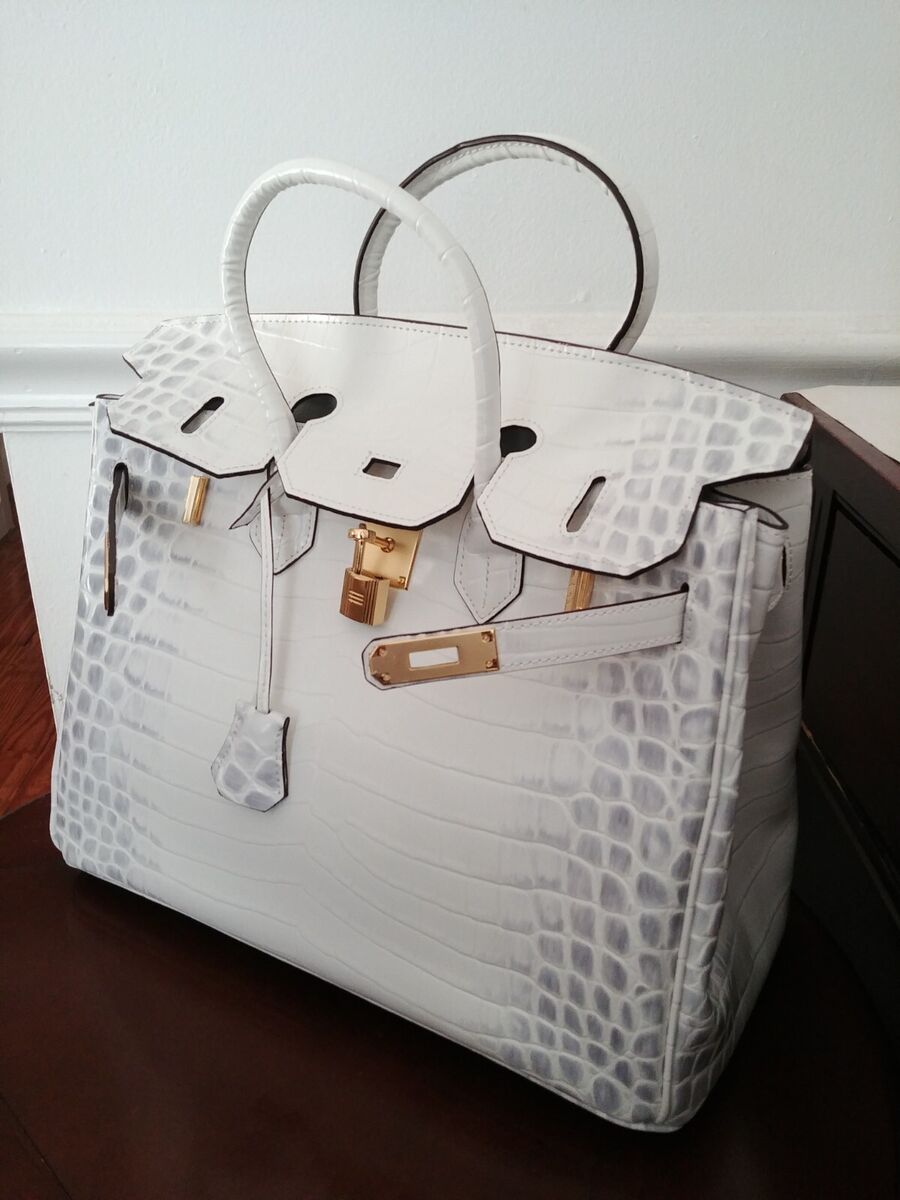 Sacs À Main À Poignée Supérieure En Cuir Véritable Imprimé Crocodile