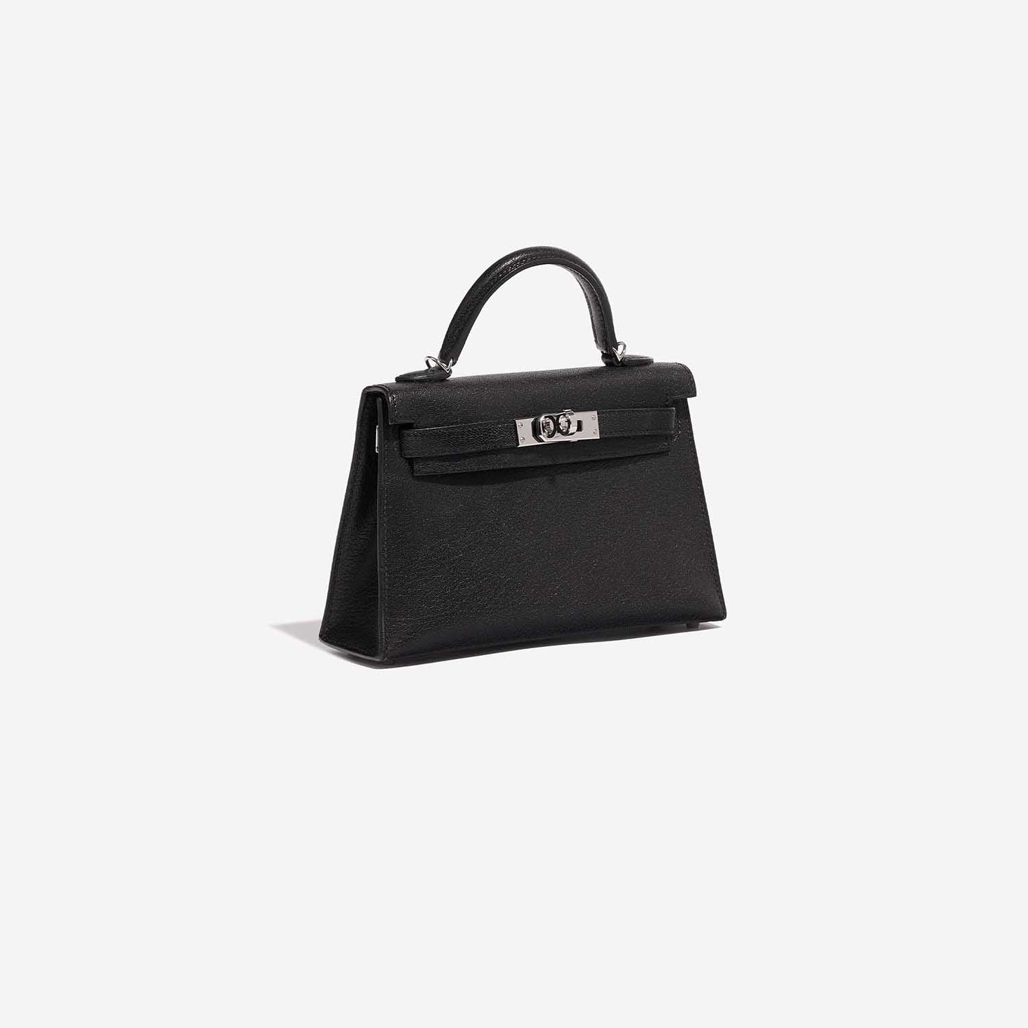 Sac bandoulière Kelly Sellier 25 Hermès Veau Noir