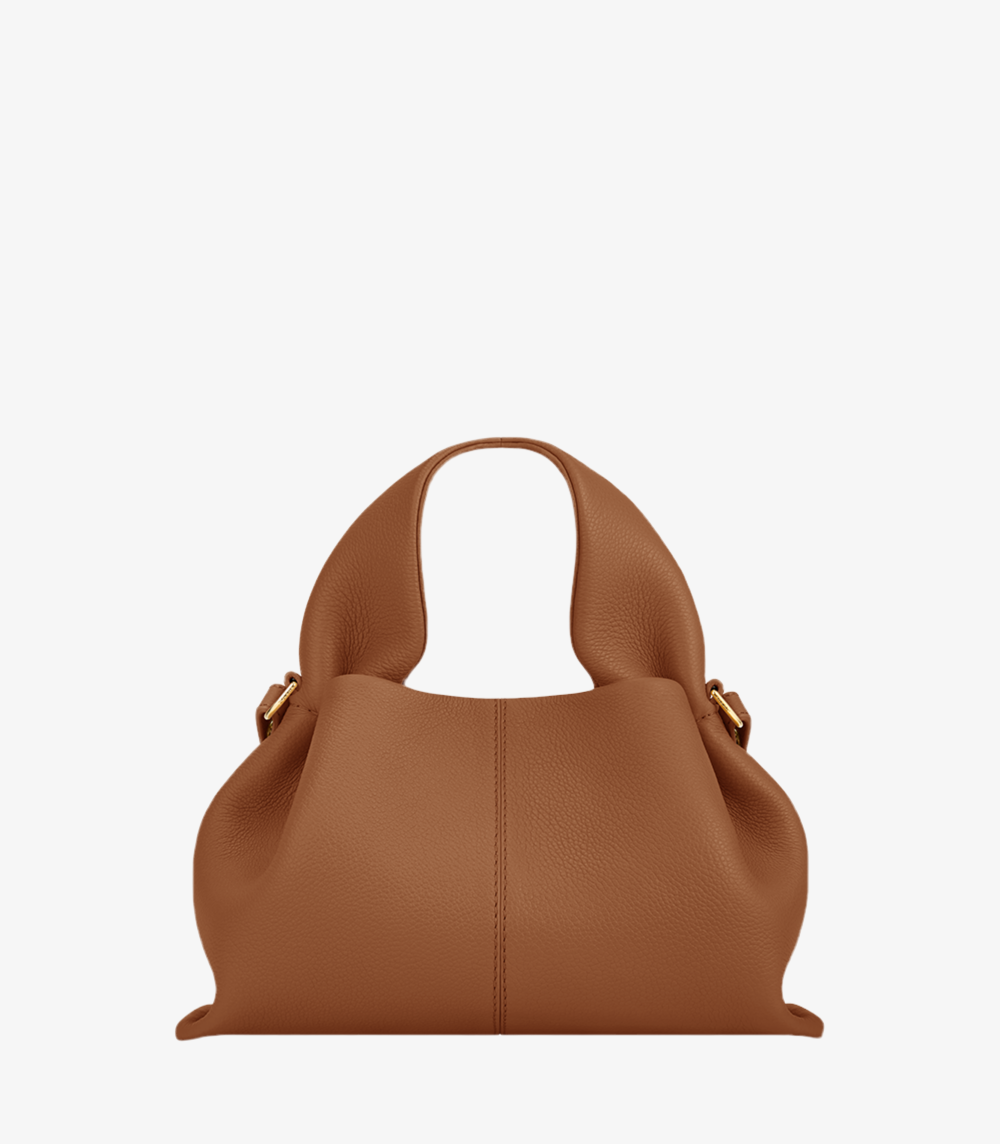 SAC POLÉNE EDITION CAMEL GRAINÉ