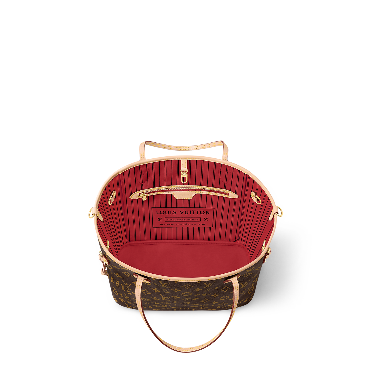 Sac Lv Neverfull MM Beige