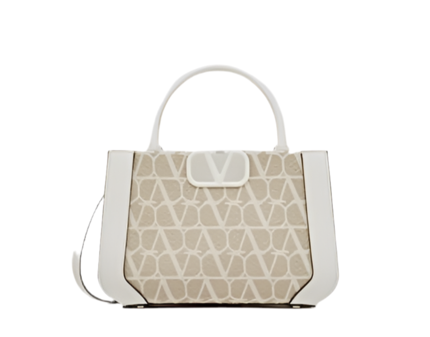 Sac à main moyen V Logo Signature Toile Iconograph