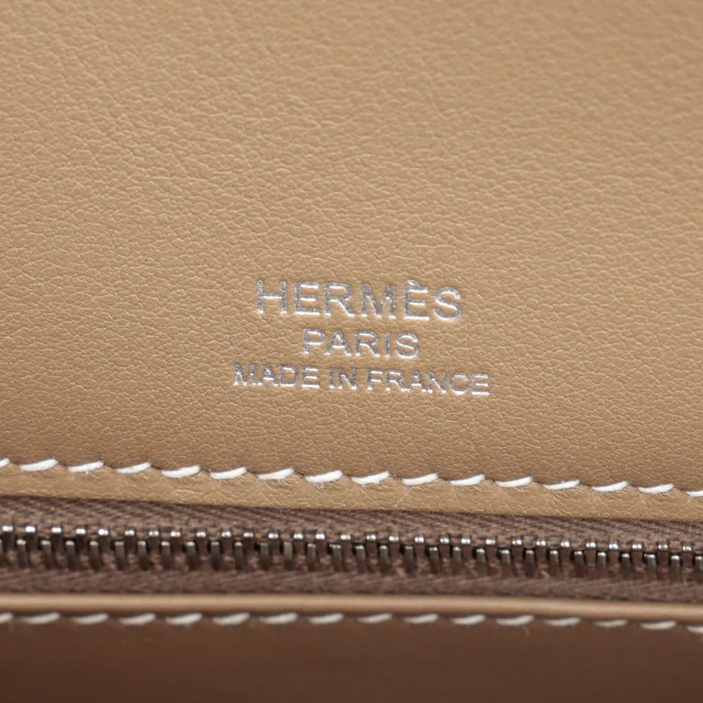 Sac à main Hermes Birkin Shadow 25 cm en cuir Swift