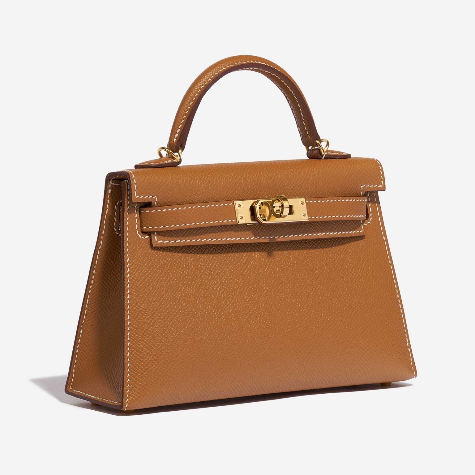 Sac bandoulière Kelly Sellier 25 Hermès Veau Epsom Gold