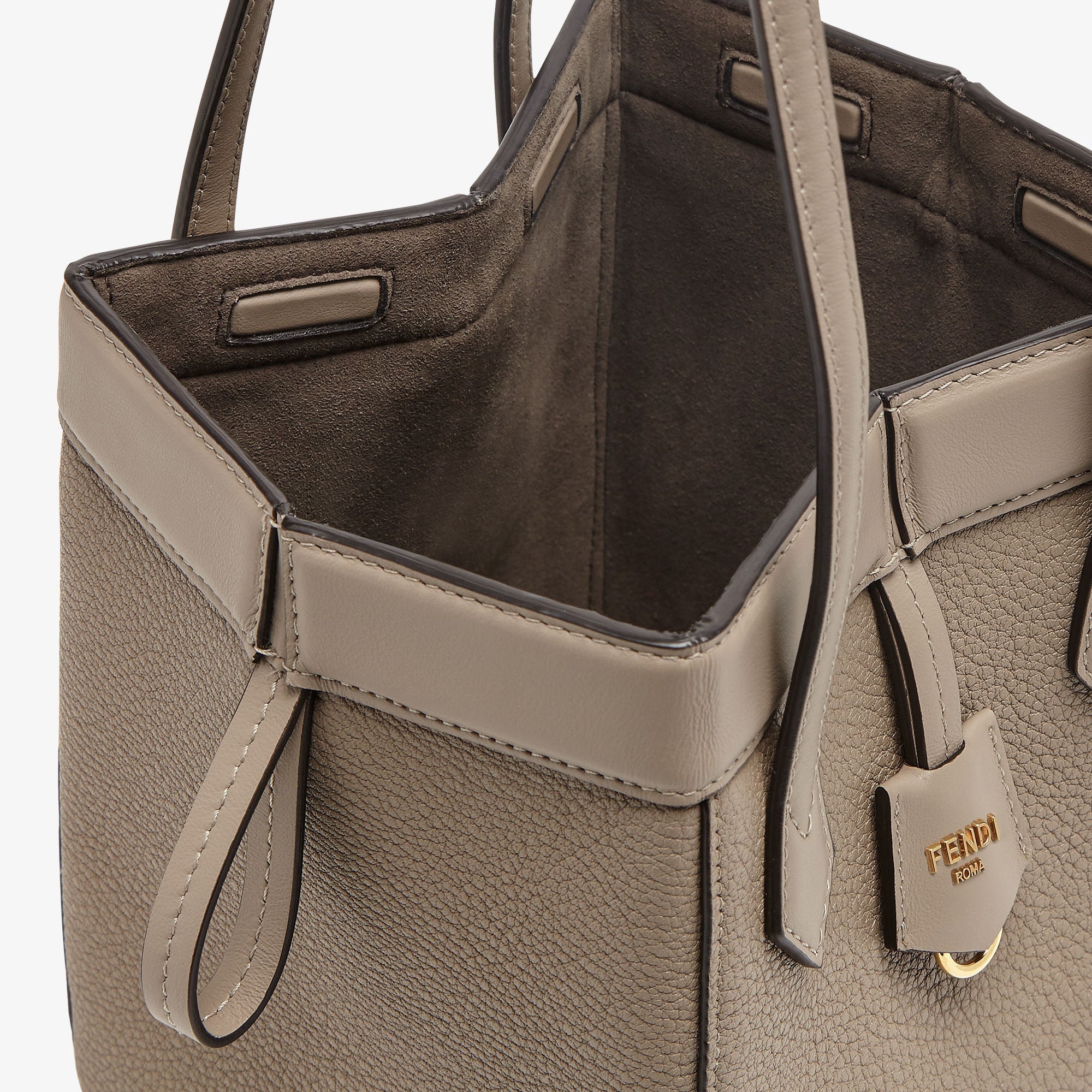Sac Fendi Origami sac transformable en couleur taupe