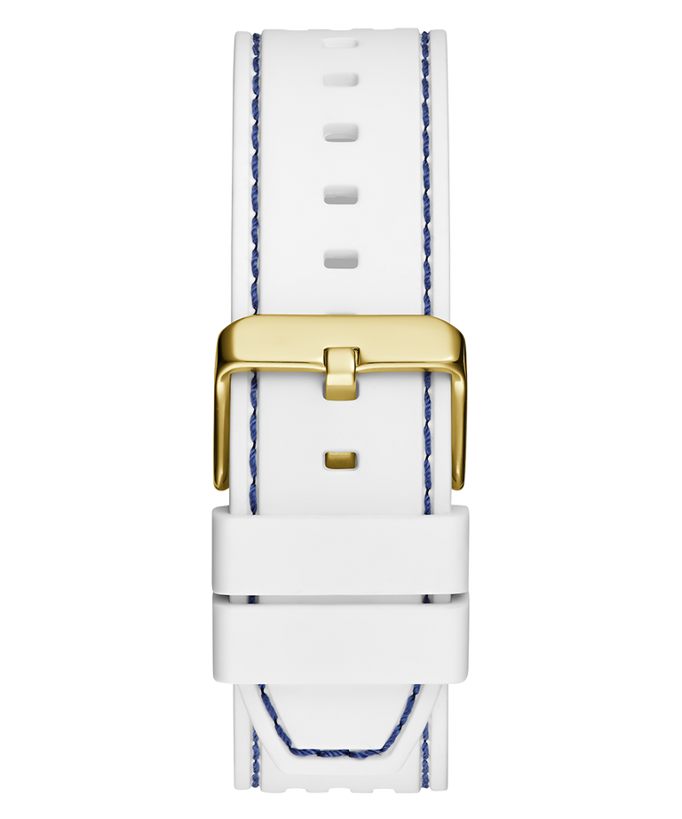 Montre multifonction GUESS pour homme blanche et bleue