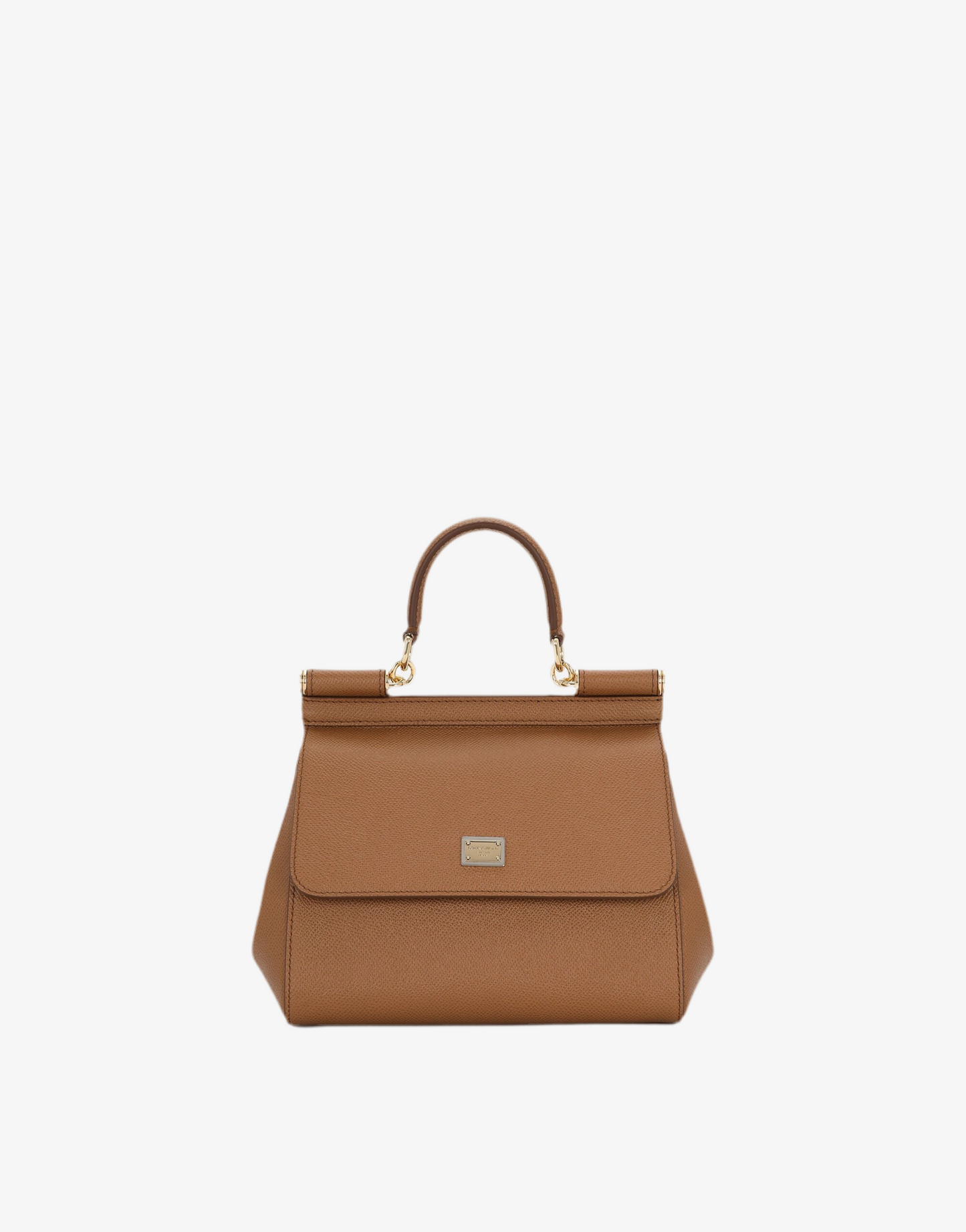 Sac à main Sicily moyen format en marron