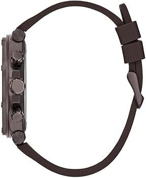 Montre GUESS multifonction US Homme Cuir Marron
