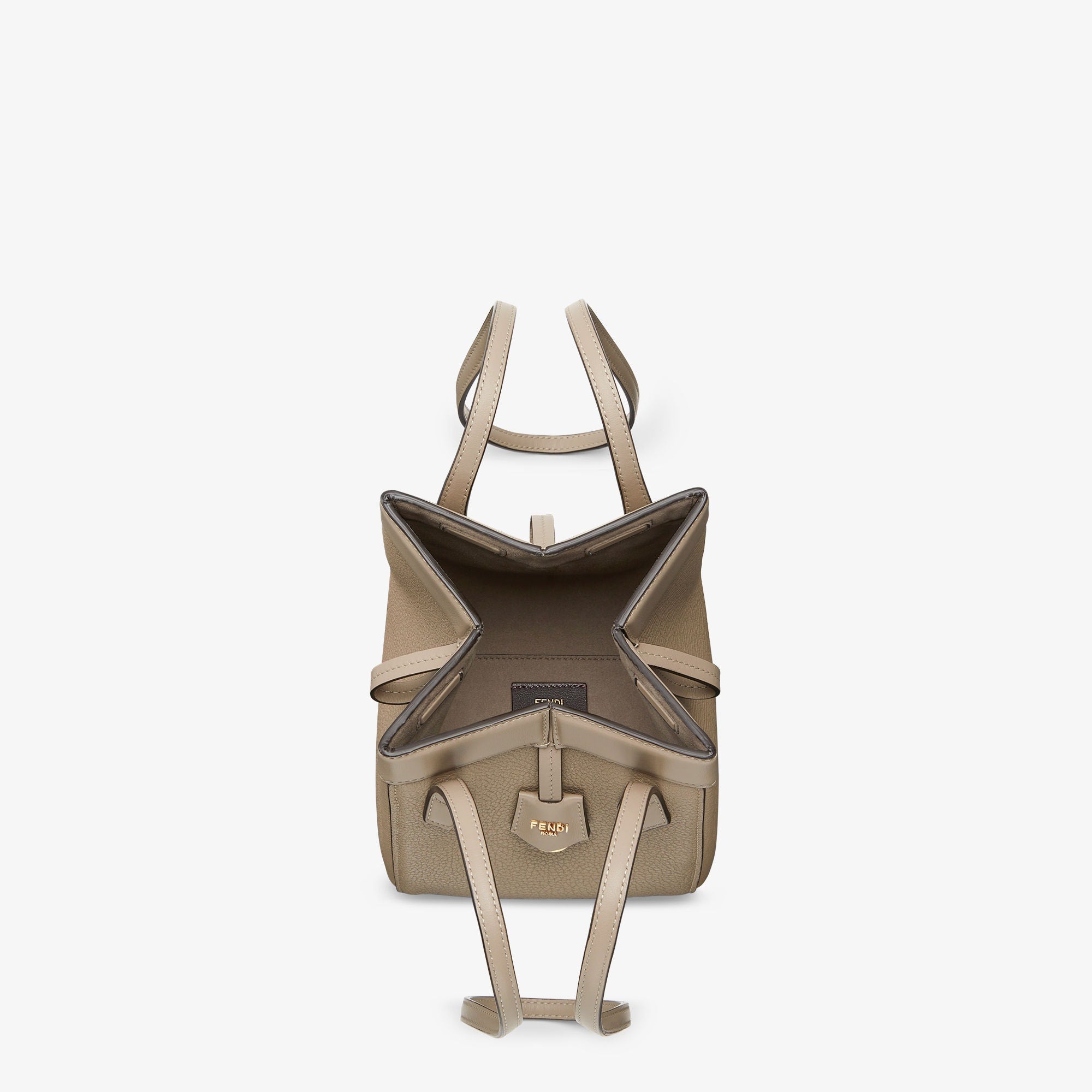 Sac Fendi Origami sac transformable en couleur taupe