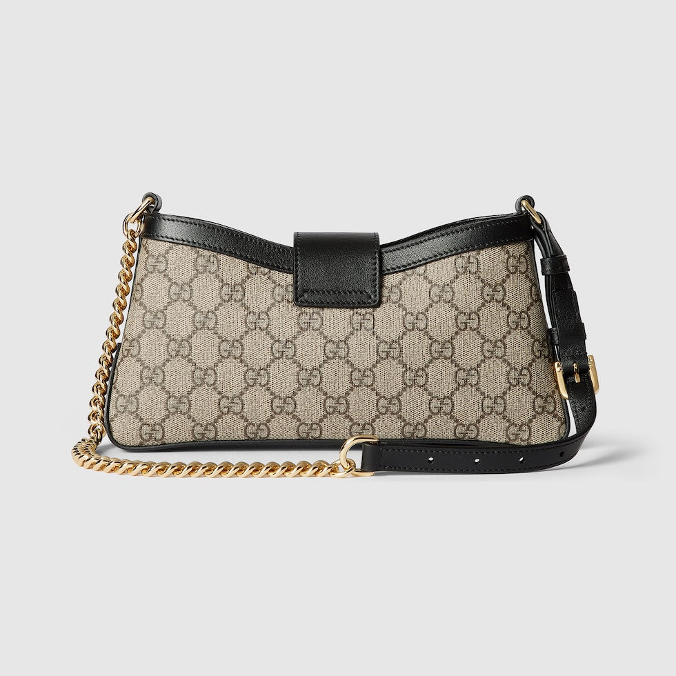 SAC À BANDOULIÈRE PETIT PADLOCK Peau Noire