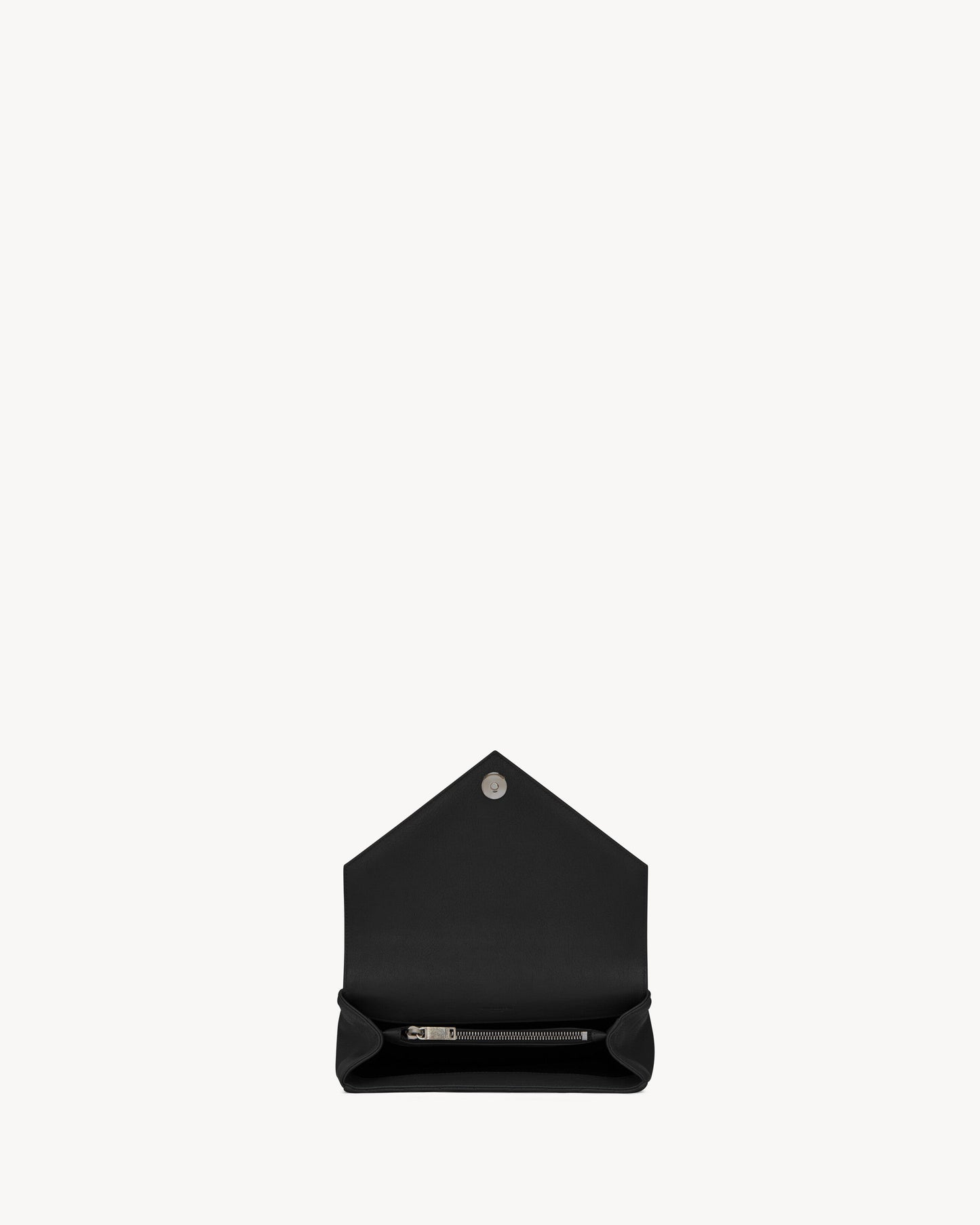 SAC YSL COLLÈGE MEDIUM EN SEMI CUIR MATELASSÉ
NOIR ET ARGENTÉ