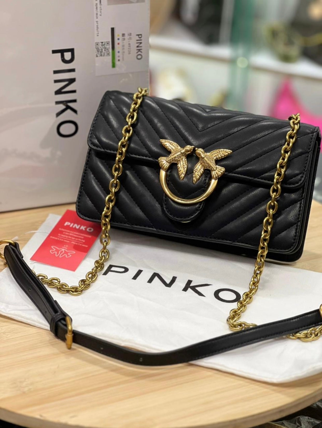 Sacs Portés Épaule PInko Noir