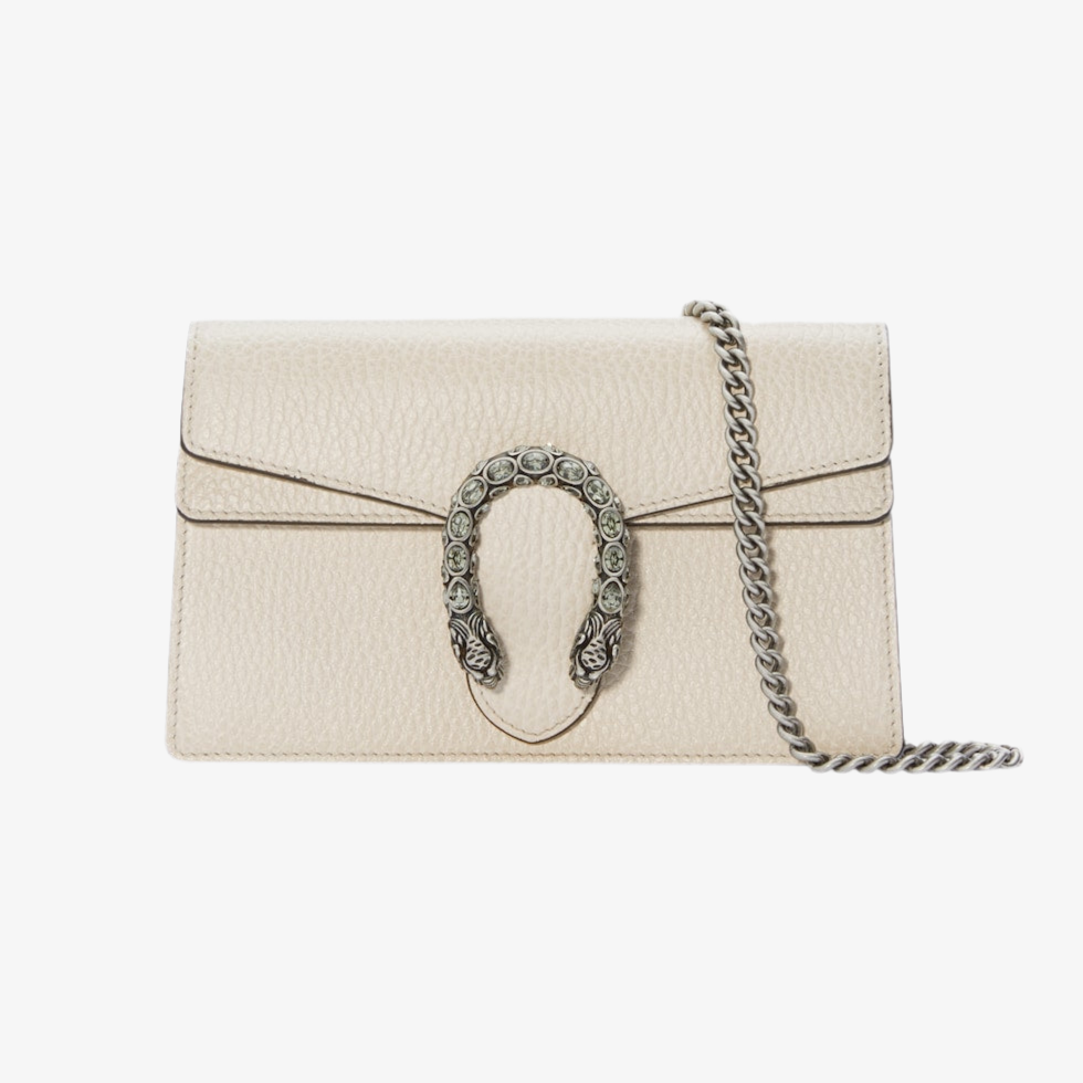 SAC À ÉPAULE DIONYSUS MOYEN TAILLE EN COULEUR BLANC