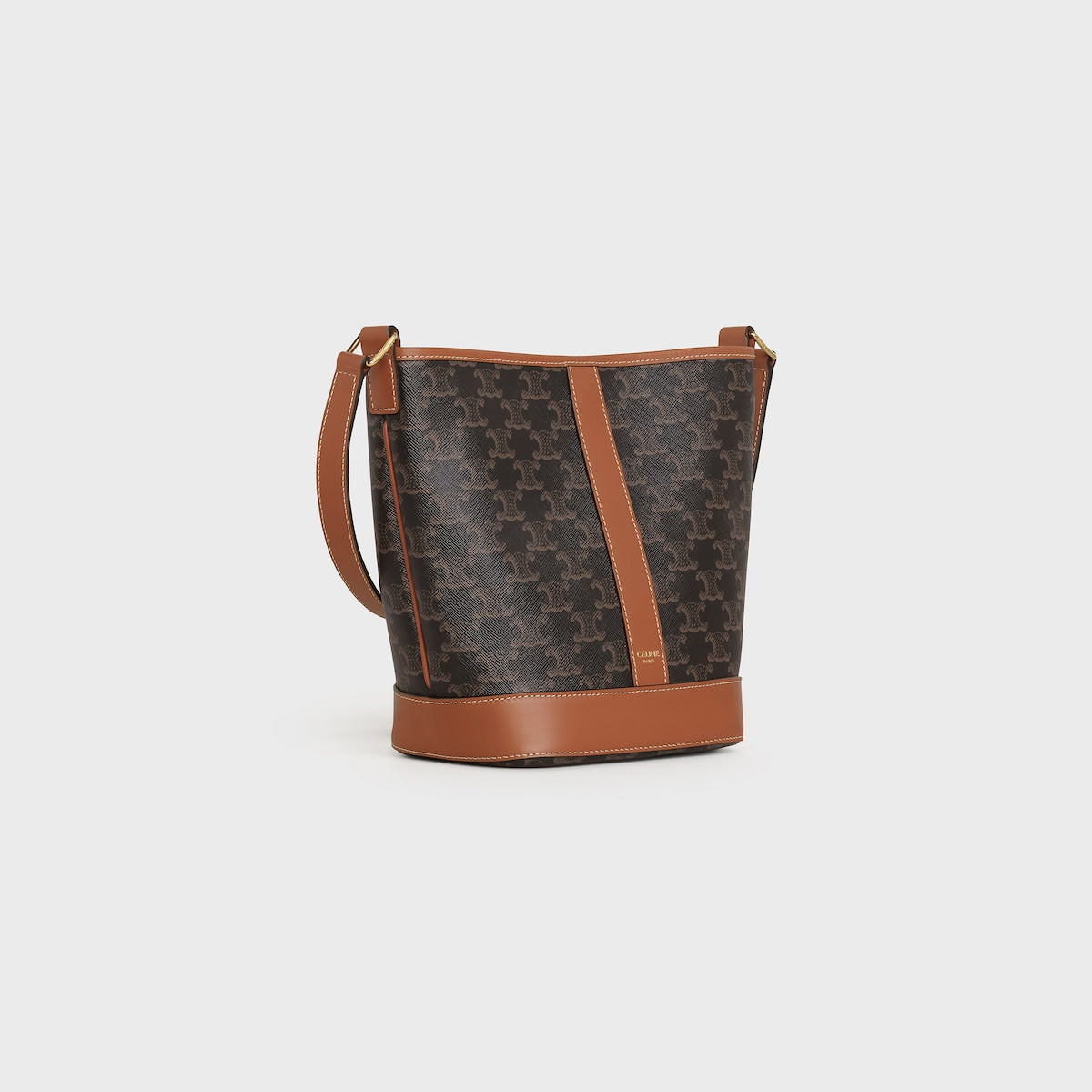 SAC SEAU PETIT MODÈLE TOILE TRIOMPHE ET VEAU