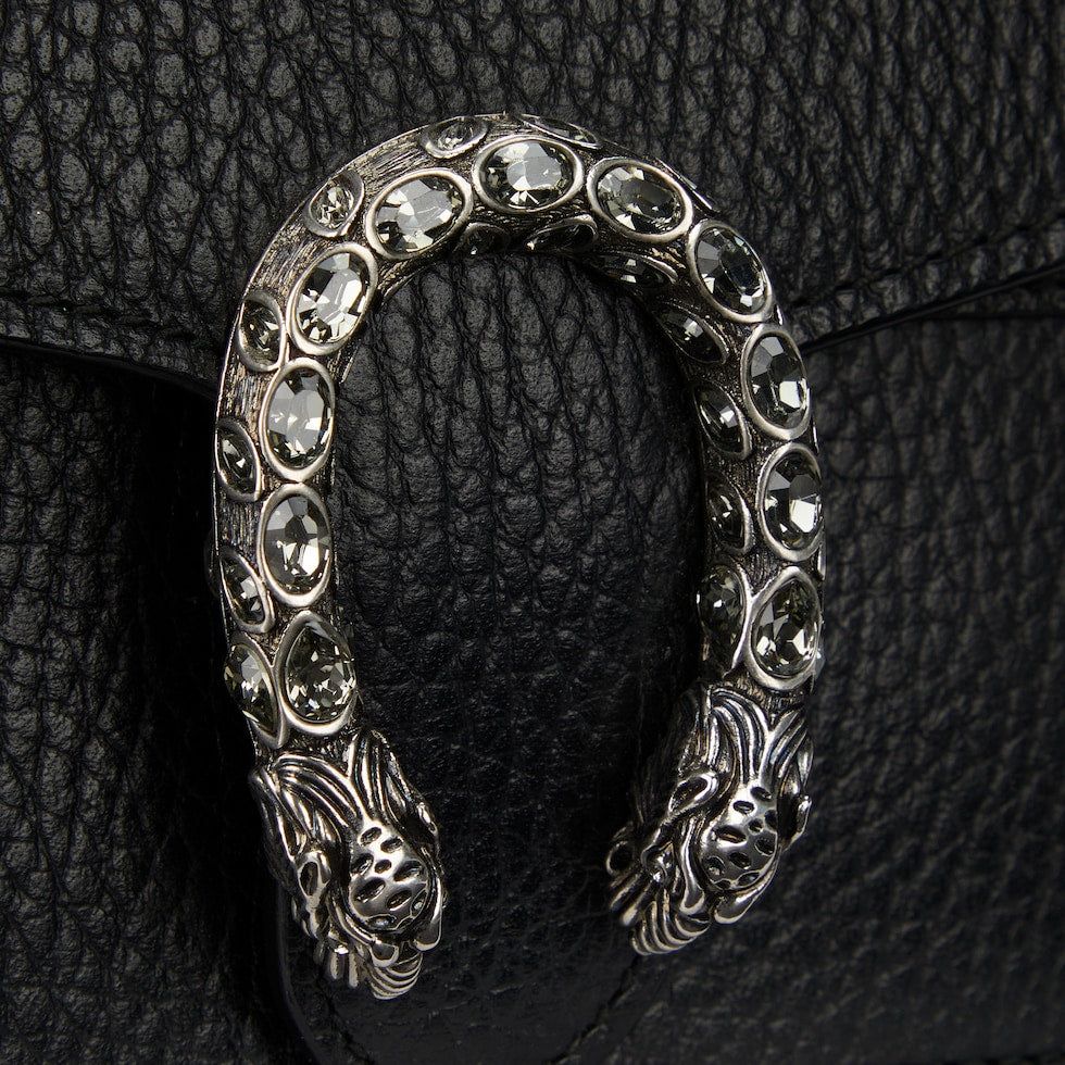 SAC À ÉPAULE DIONYSUS MOYEN TAILLE EN COULEUR NOIRE