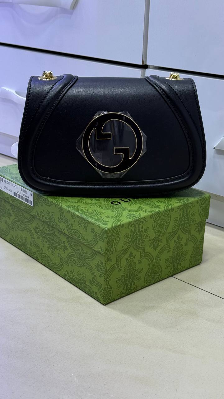 SAC À ÉPAULE GUCCI BLONDIE PETIT FORMAT EN NOIR