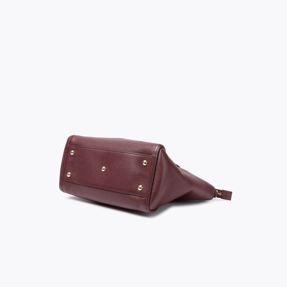 Sac cabas Gucci Soho en cuir grainé