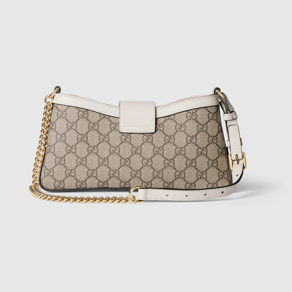 SAC À BANDOULIÈRE PETIT PADLOCK Peau Blanche