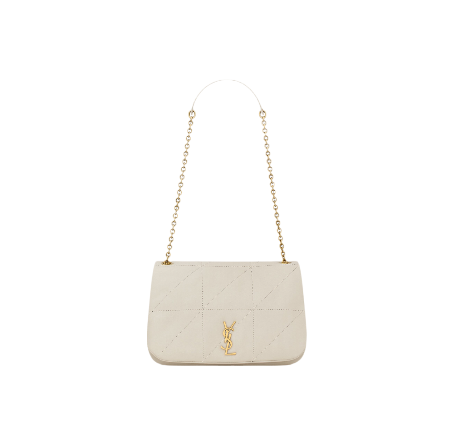 Sac Ysl JAMIE 4.3 SMALL EN D’AGNEAU Blanc