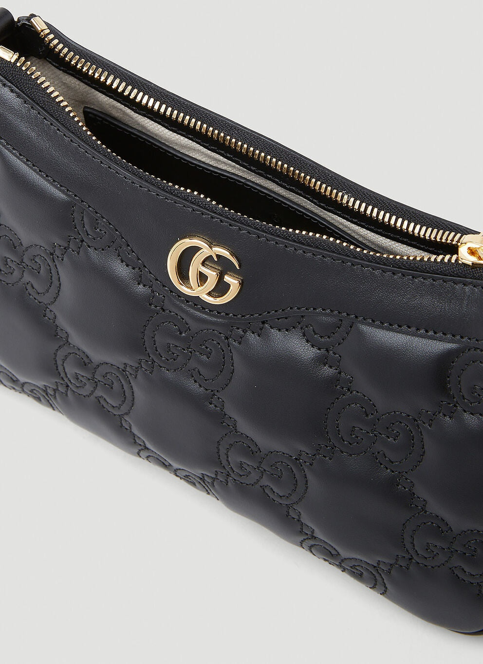 Sac à bandoulière En Matelassé Noir GG Pour femme