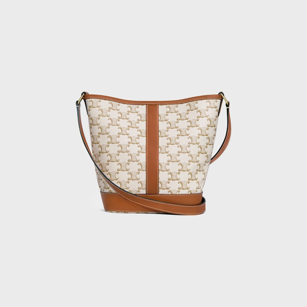 SAC SEAU PETIT MODÈLE TOILE TRIOMPHE ET VEAU