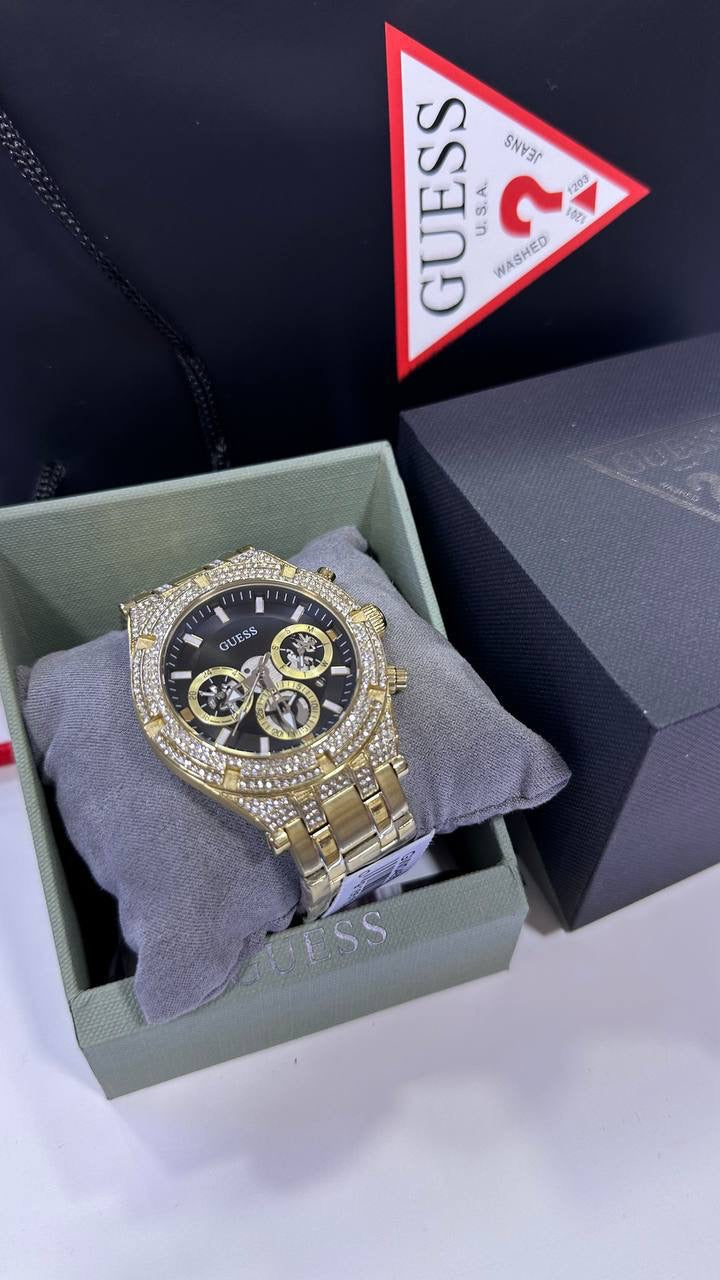 Montre Guess gw0455g2 or avec paillettes