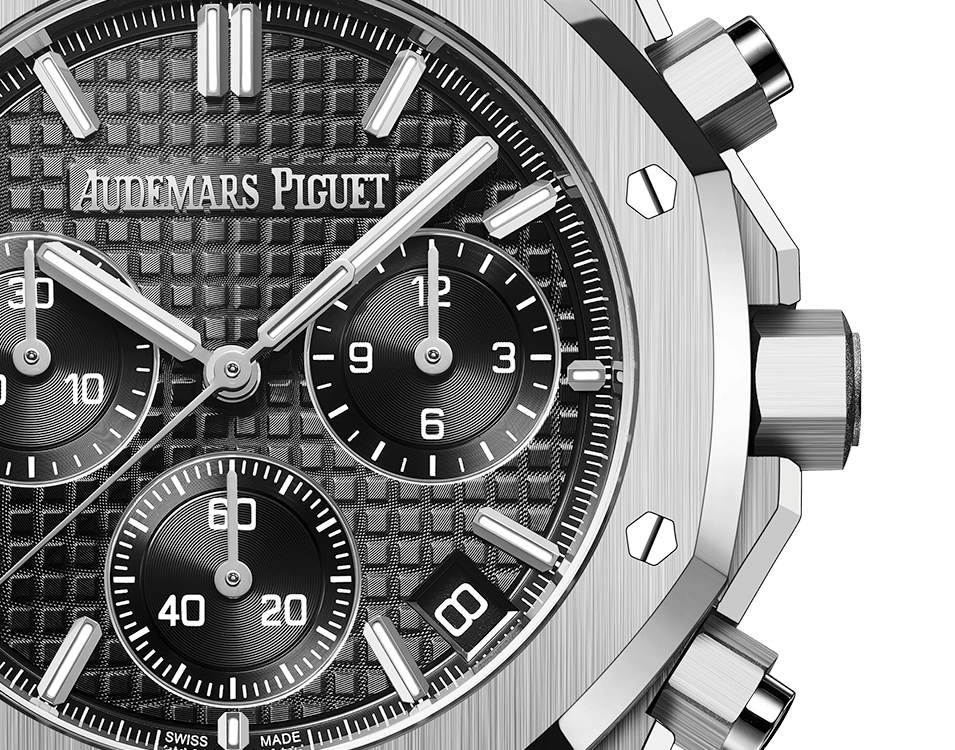 ROYAL OAK CHRONOGRAPHE-GRIS/NOIR