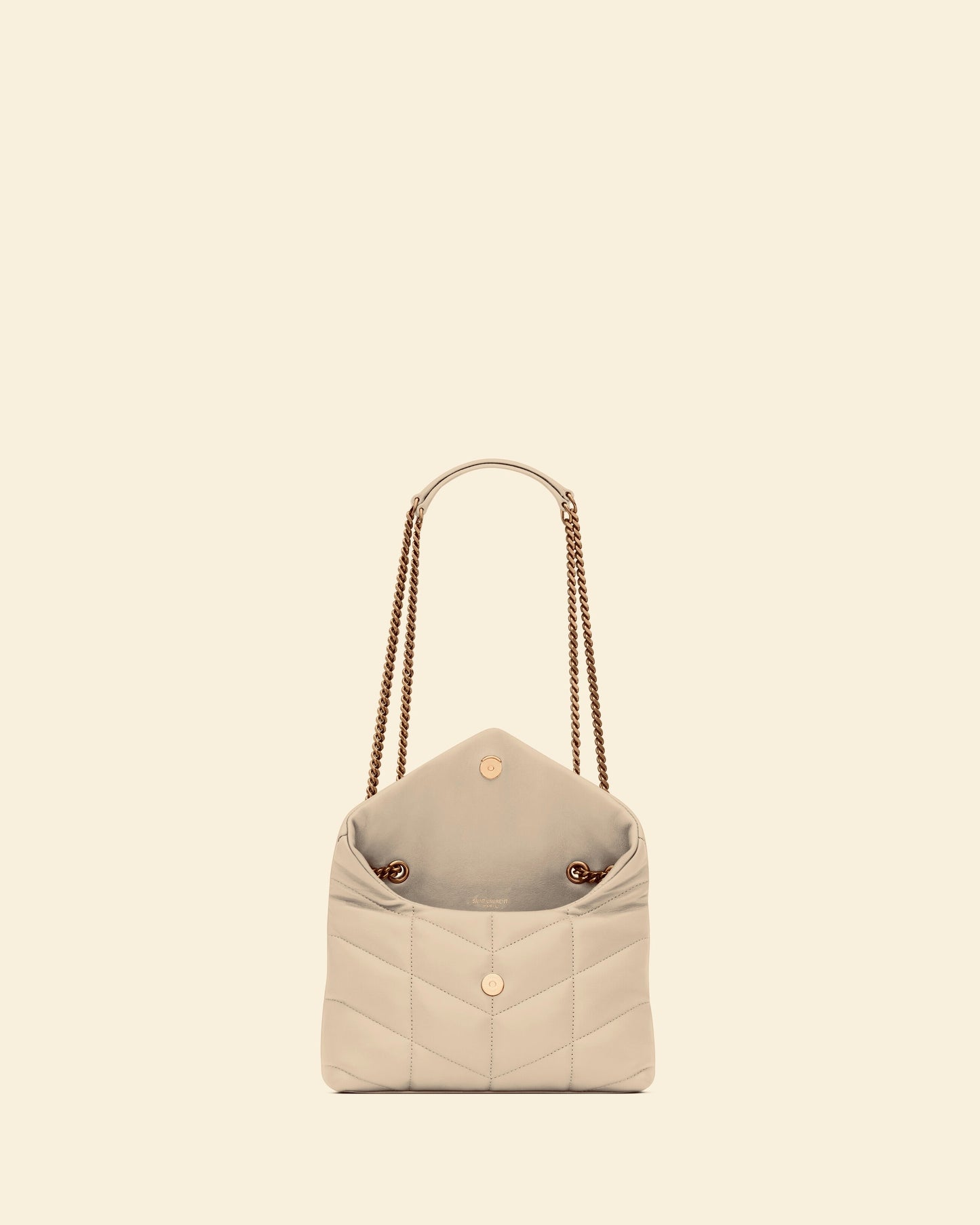 SAC YSL PUFFER TOY D'AGNEAU
BEIGE