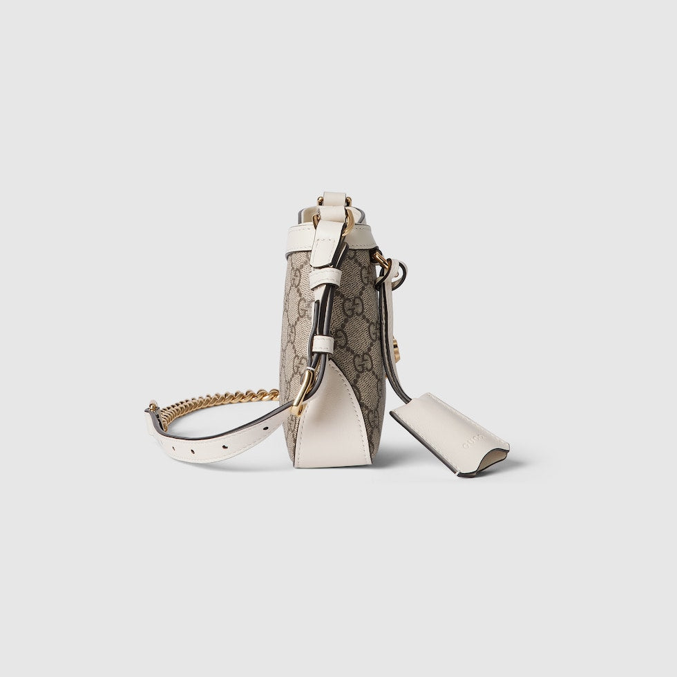 SAC À BANDOULIÈRE PETIT PADLOCK Peau Blanche