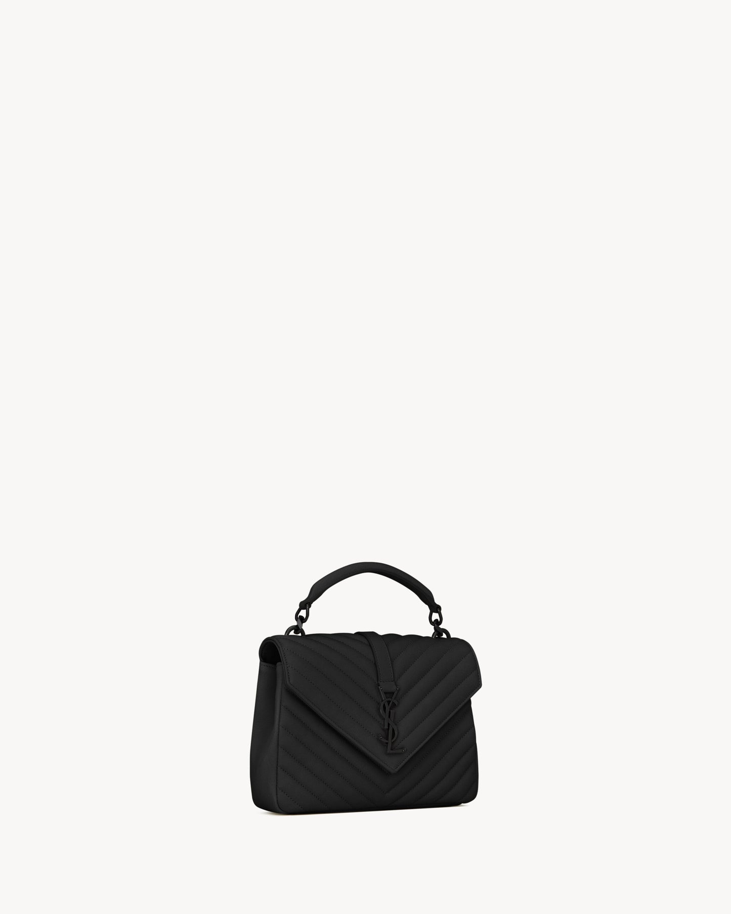 SAC YSL COLLÈGE MEDIUM EN SEMI CUIR MATELASSÉ
NOIR