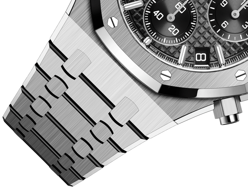 ROYAL OAK CHRONOGRAPHE-GRIS/NOIR