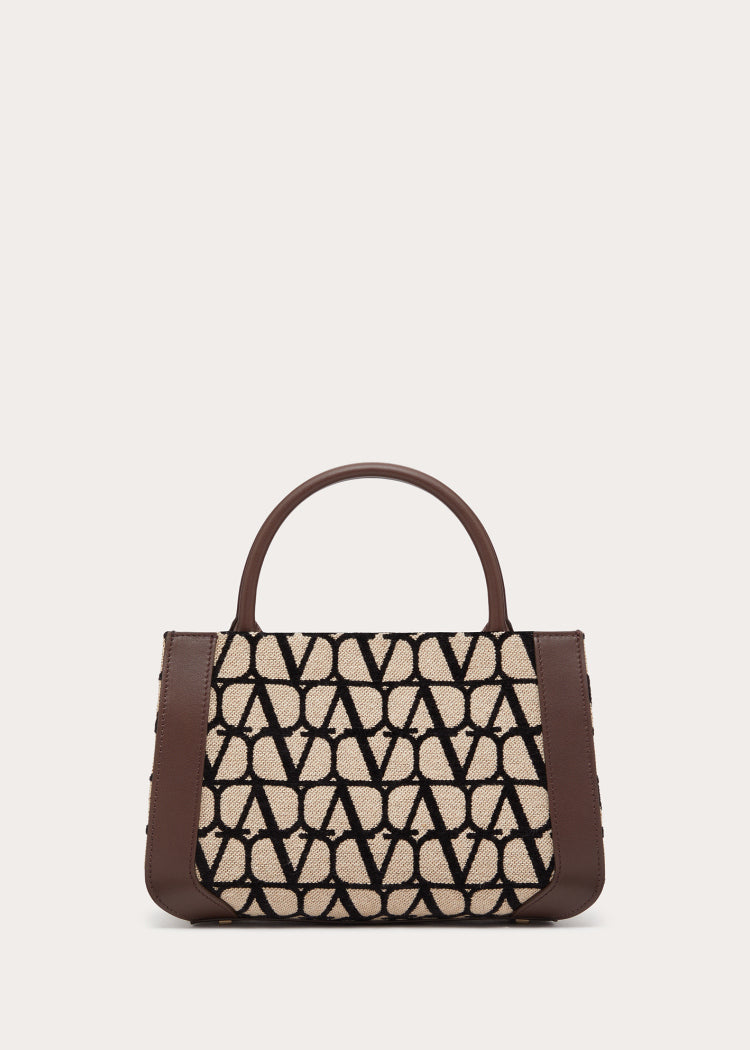 Sac à main moyen V Logo Signature Toile Iconograph