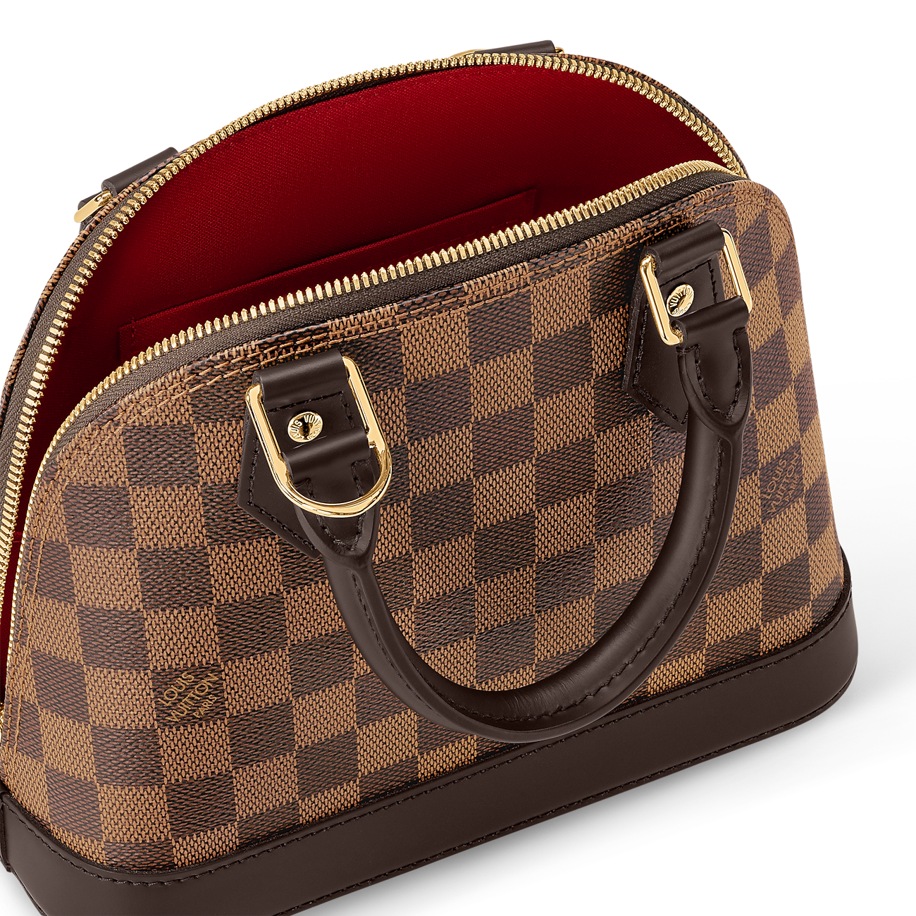 SAC À MAIN ALMA BB DAMIER EN VRAI CUIR