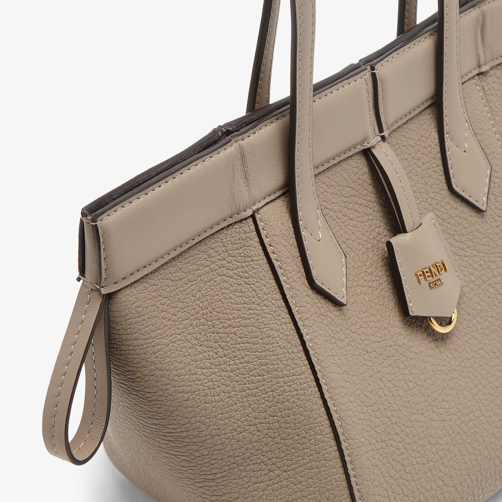 Sac Fendi Origami sac transformable en couleur taupe