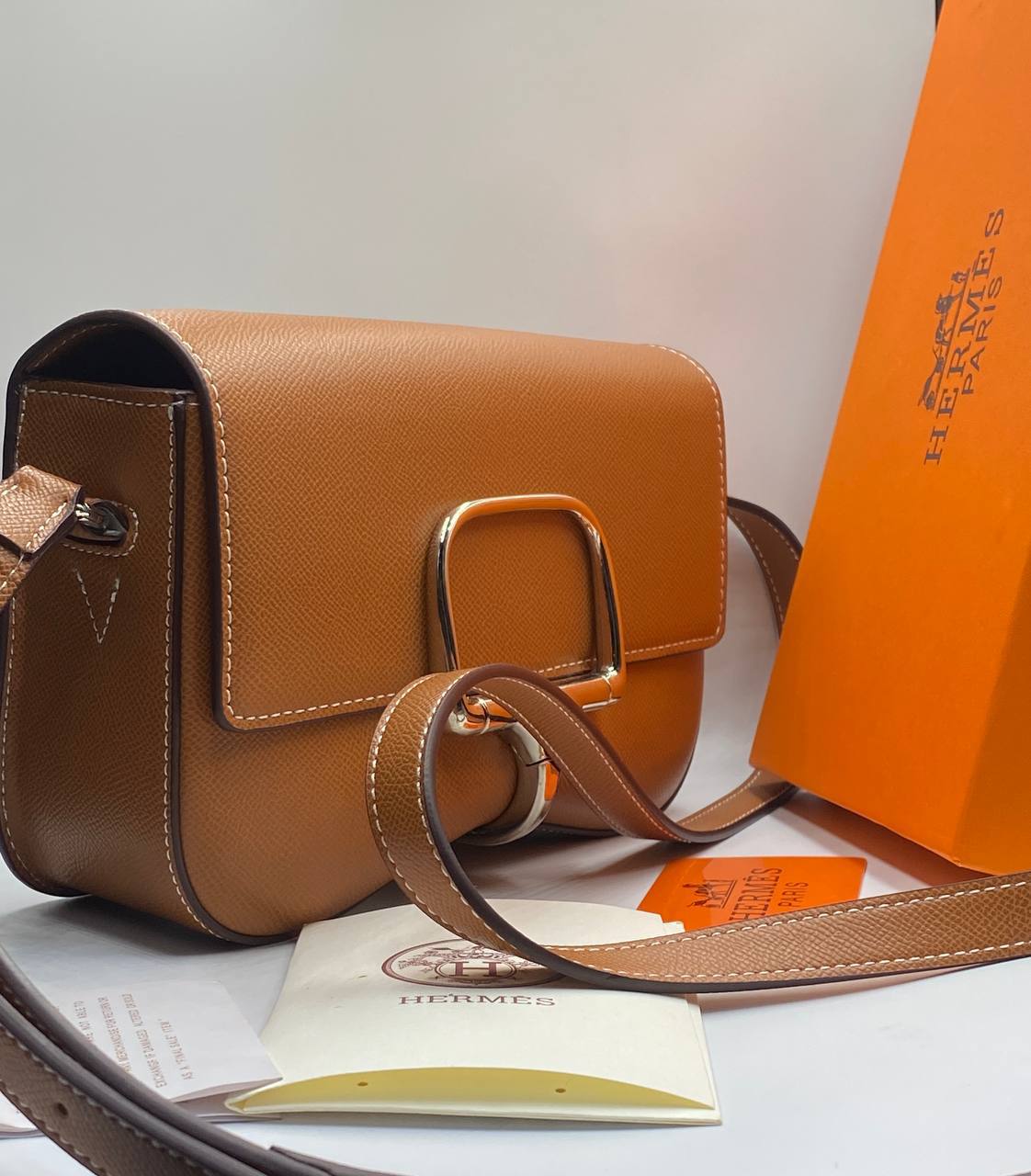 Sac Hermes Della Cavalleria Elan Marron